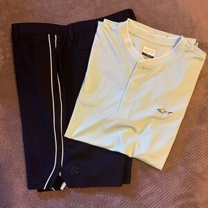 Golf Bundle Mens Short and Shirt Combo